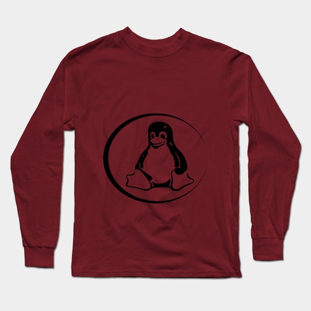 Linux Tux Long Sleeve T-Shirt by newLedger